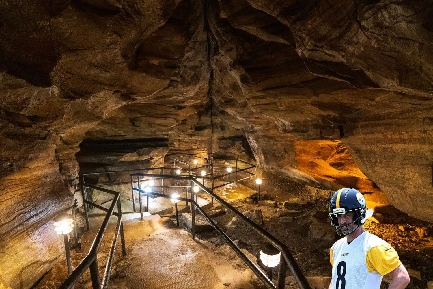 Secret cave near Pittsburgh discovered by Aaron Rodgers