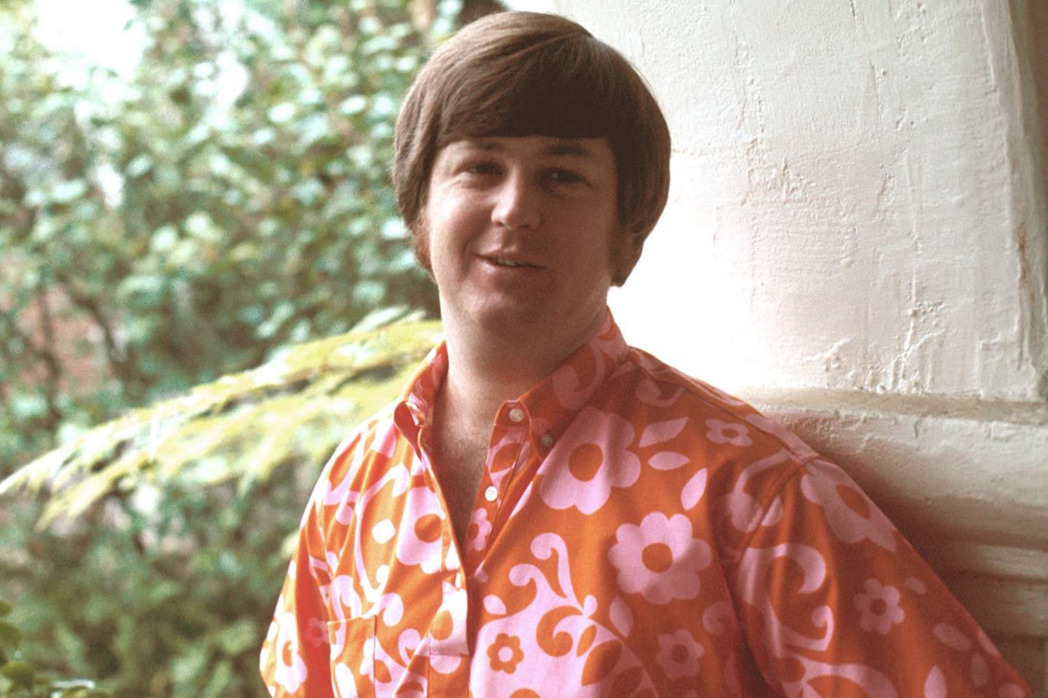 Brian Wilson in floral shirt before his death