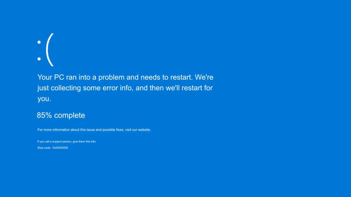 Microsoft Blue Screen of Death
