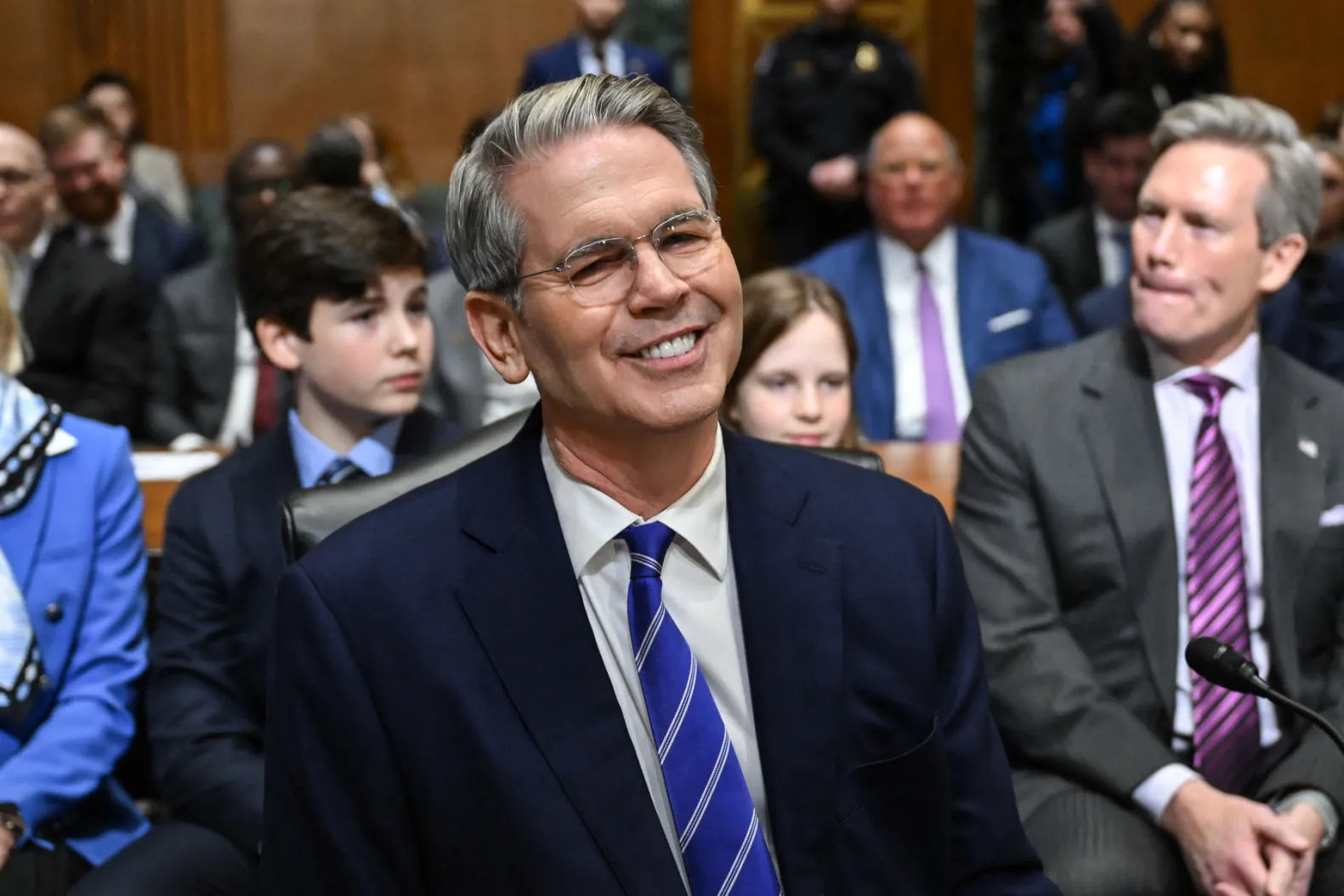 Scott Bessent smiling