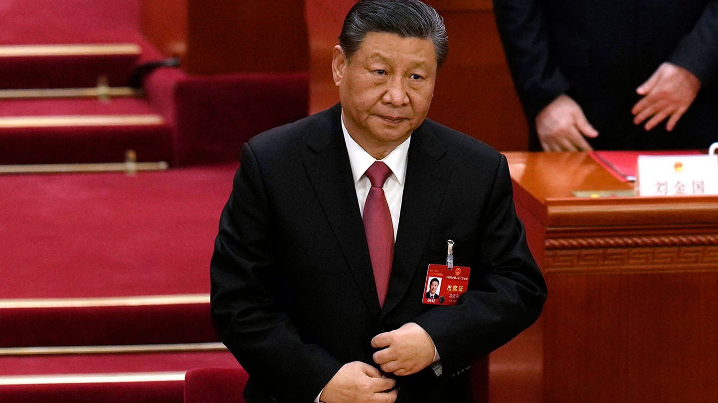 Chinese President Xi Jinping at the National People’s Congress
