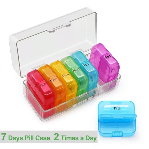 Reusable Weekly Pill Organizer