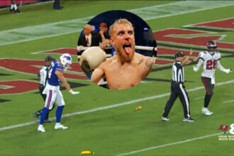 NFL player Shilo Sanders ejected after throwing punch at Buffalo Bills tight end during preseason game.